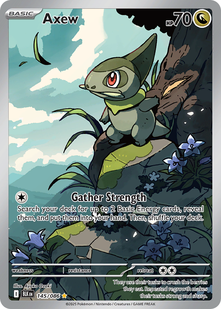 Axew 145/086 Black Bolt card