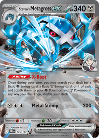145/182 Steven's Metagross ex - Destined Rivals