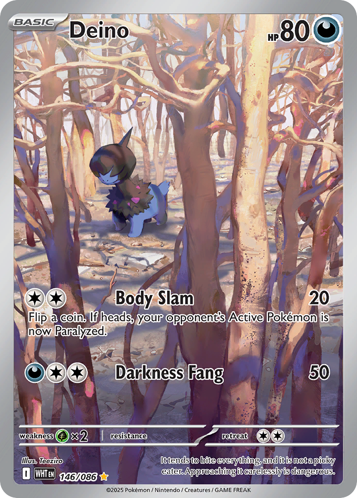 Deino 146/086 White Flare card