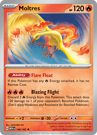 146/165 Moltres - Scarlet & Violet 151