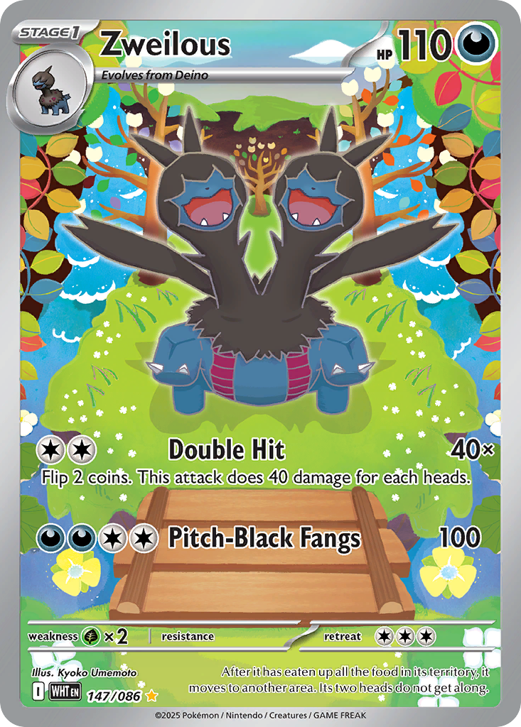 Zweilous 147/086 White Flare card