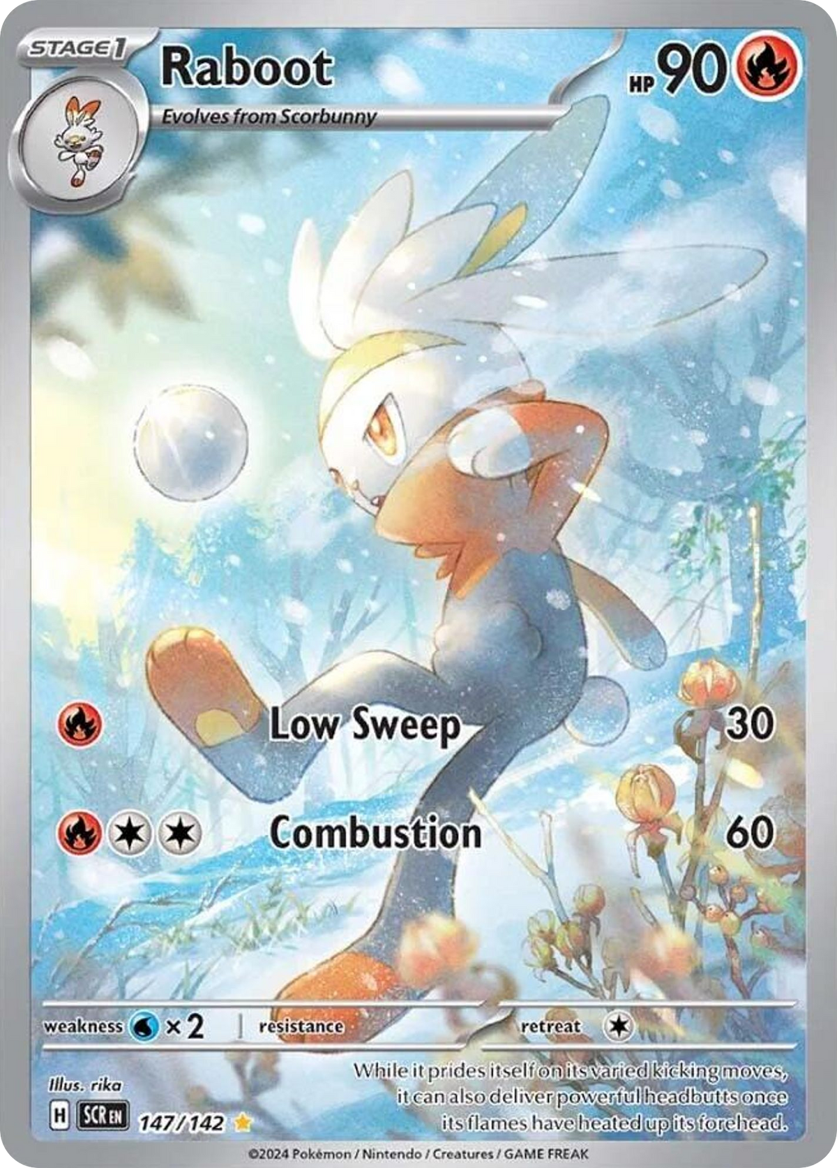 Raboot 147/142 Stellar Crown card
