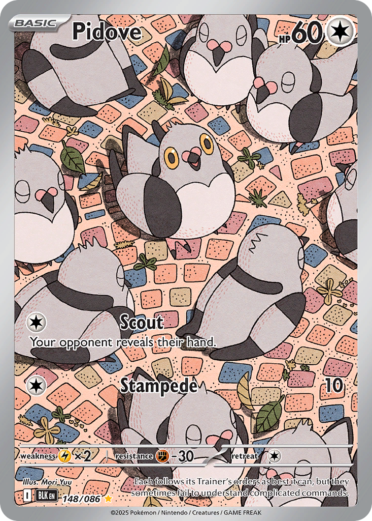 Pidove 148/086 Black Bolt card
