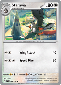 149/198 Staravia - Scarlet & Violet Base