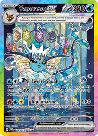 149/131 Vaporeon ex - Prismatic Evolutions