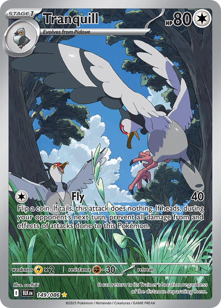 Tranquill 149/086 Black Bolt card