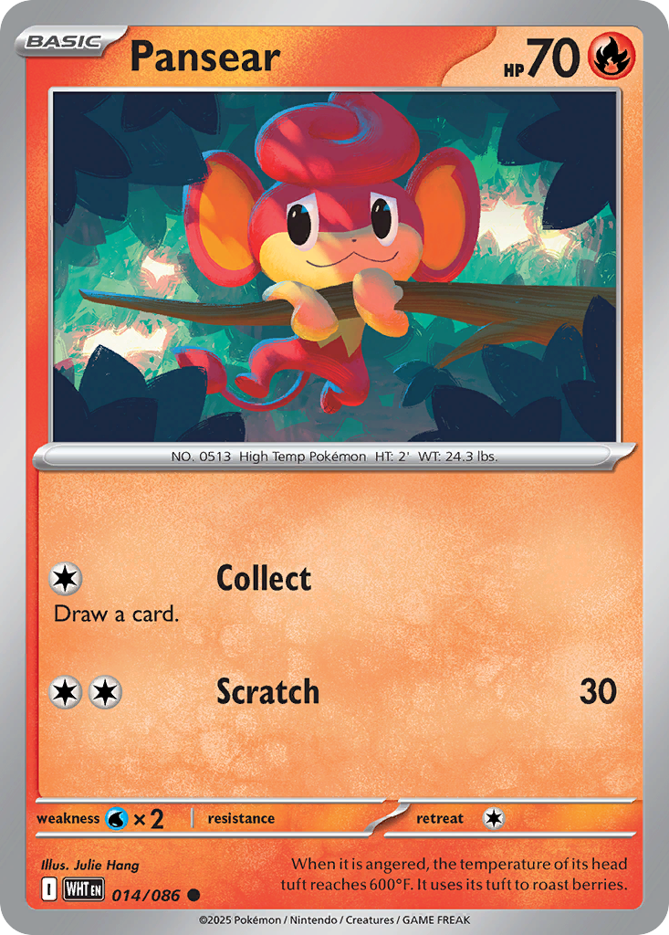 Pansear 014/086 White Flare card