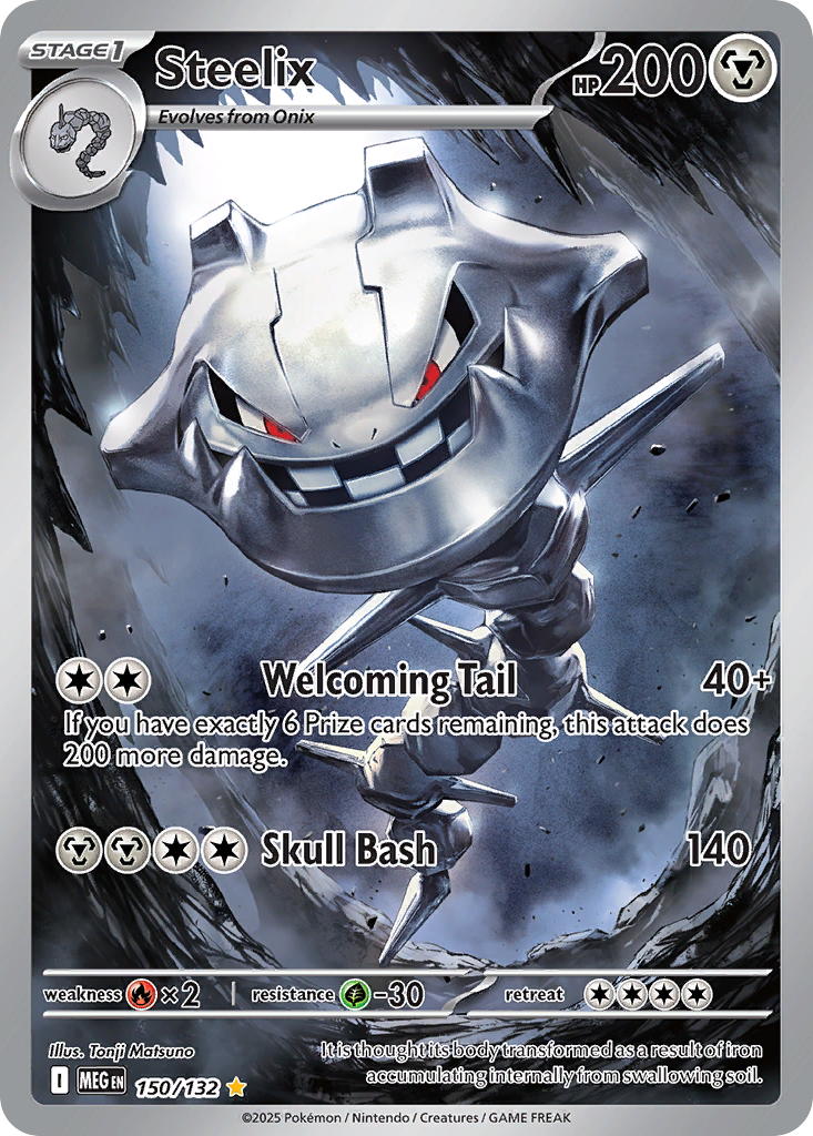 Steelix 150/132 Mega Evolution card