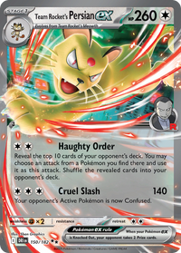 150/182 Team Rocket's Persian ex - Destined Rivals