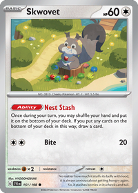 151/198 Skwovet - Scarlet & Violet Base