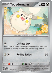 151/197 Togedemaru - Obsidian Flames