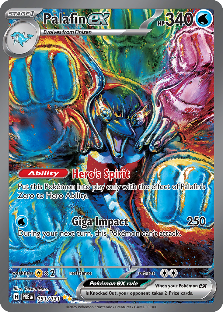 Palafin ex 151/131 Prismatic Evolutions card