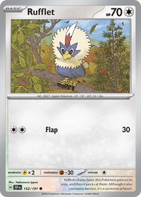 152/191 Rufflet - Surging Sparks