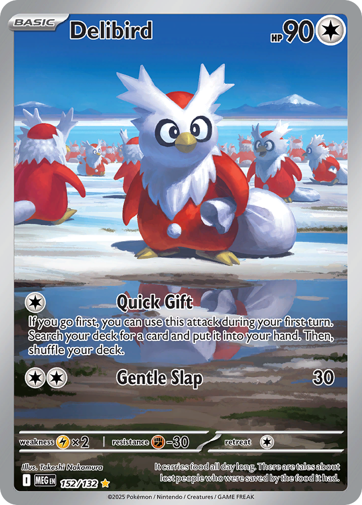Delibird 152/132 Mega Evolution card