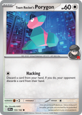 Team Rocket's Porygon 153/182 Destined Rivals card
