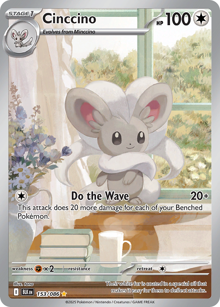 Cinccino 153/086 Black Bolt card