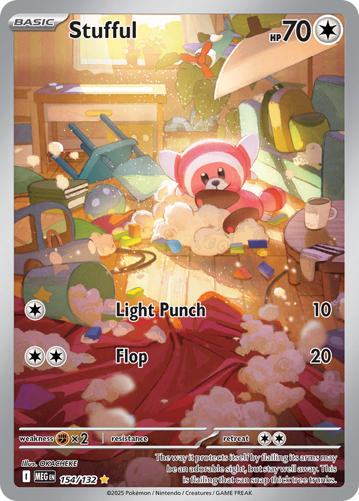 Stufful 154/132 Mega Evolution card