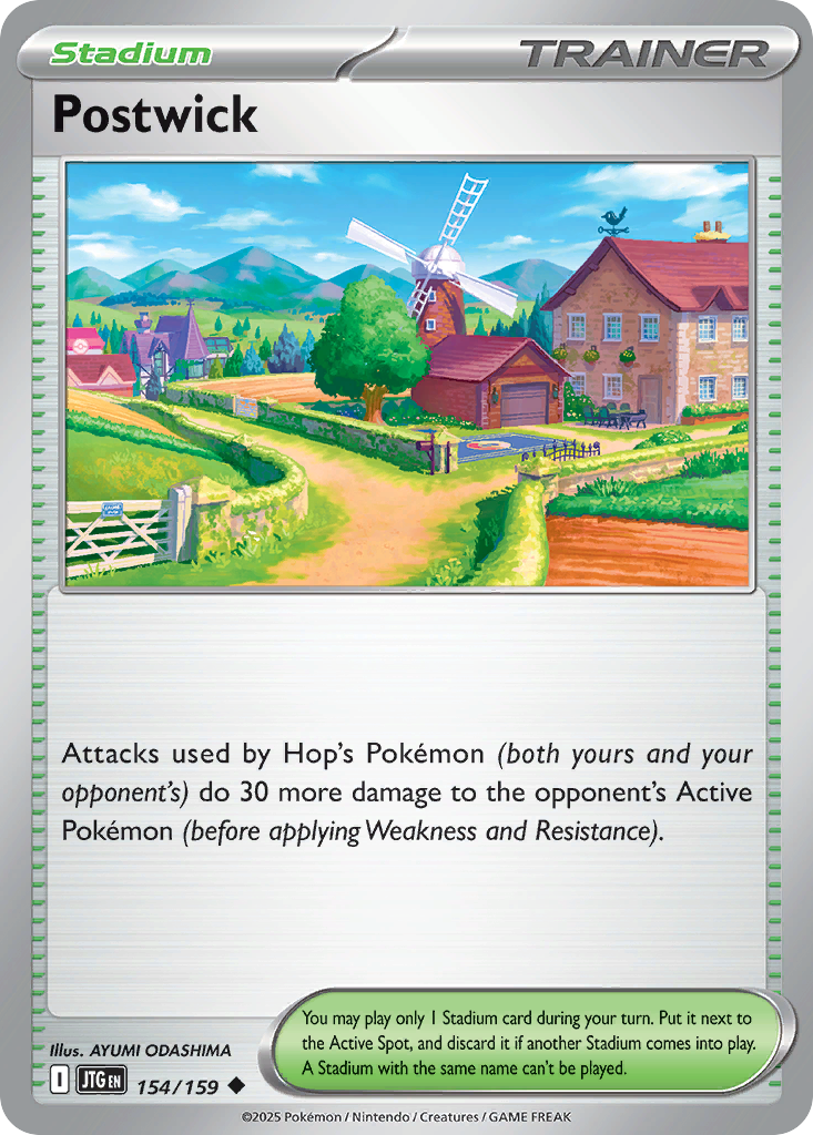Postwick 154/159 Journey Together card