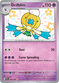 156/091 Drifblim - Paldean Fates