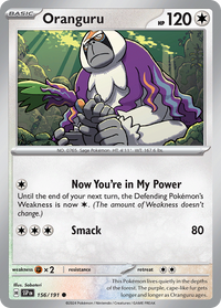 156/191 Oranguru - Surging Sparks