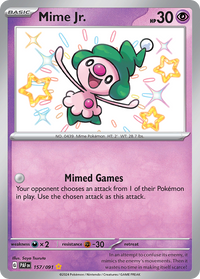 157/091 Mime Jr. - Paldean Fates