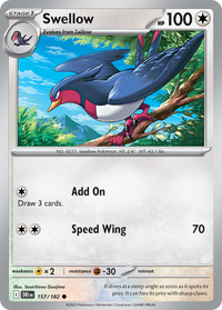 157/182 Swellow - Destined Rivals