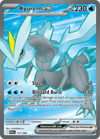 157/086 Kyurem ex - Black Bolt