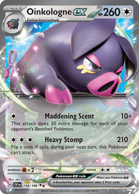 158/198 Oinkologne ex - Scarlet & Violet Base