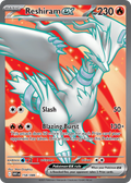 Reshiram ex 158/086 White Flare card