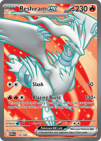 158/086 Reshiram ex - White Flare