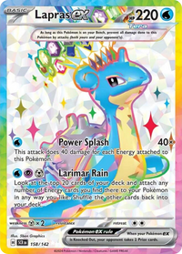 158/142 Lapras ex - Stellar Crown