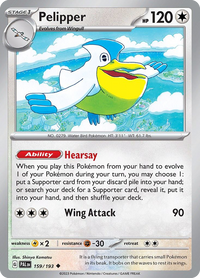 159/193 Pelipper - Paldea Evolved