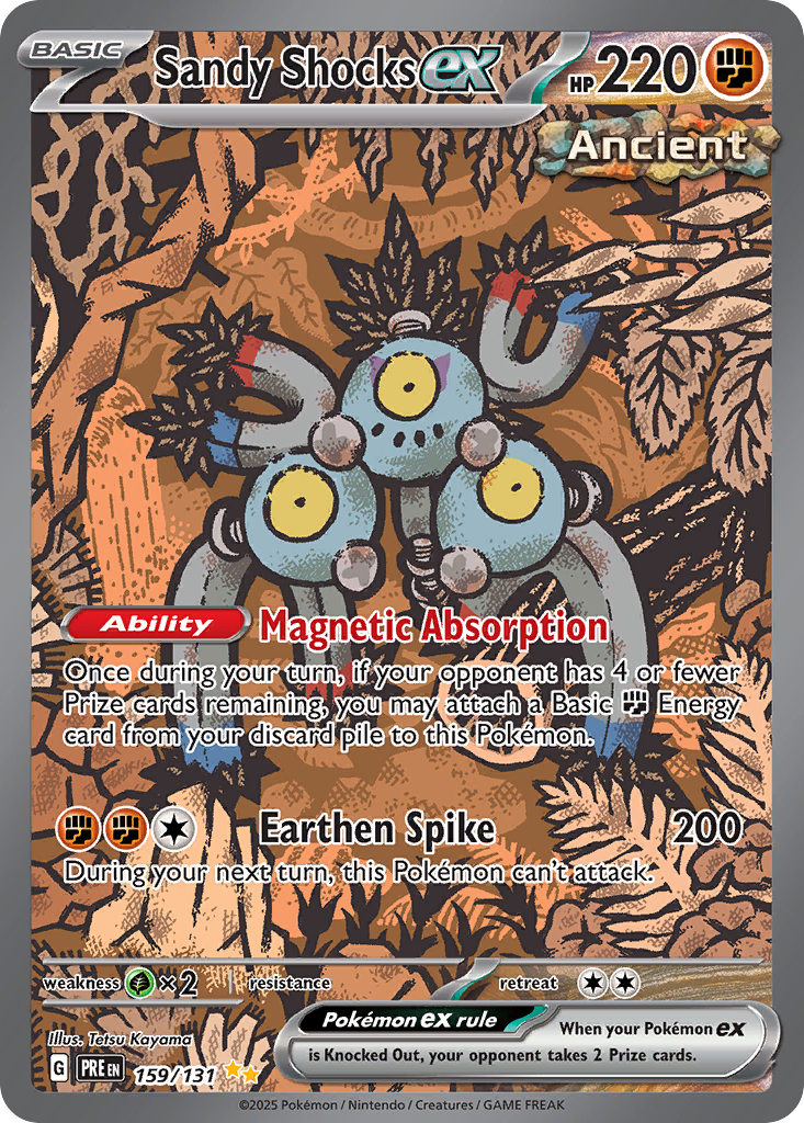 Sandy Shocks ex 159/131 Prismatic Evolutions card