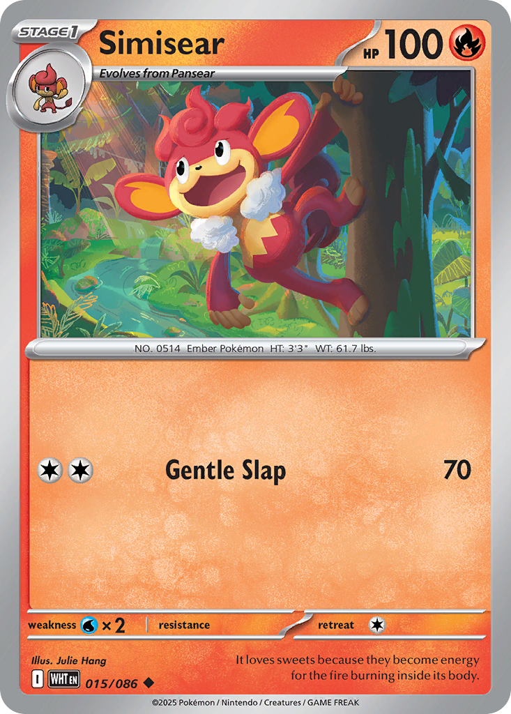 Simisear 015/086 White Flare card