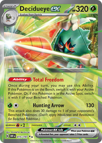 015/197 Decidueye ex - Obsidian Flames