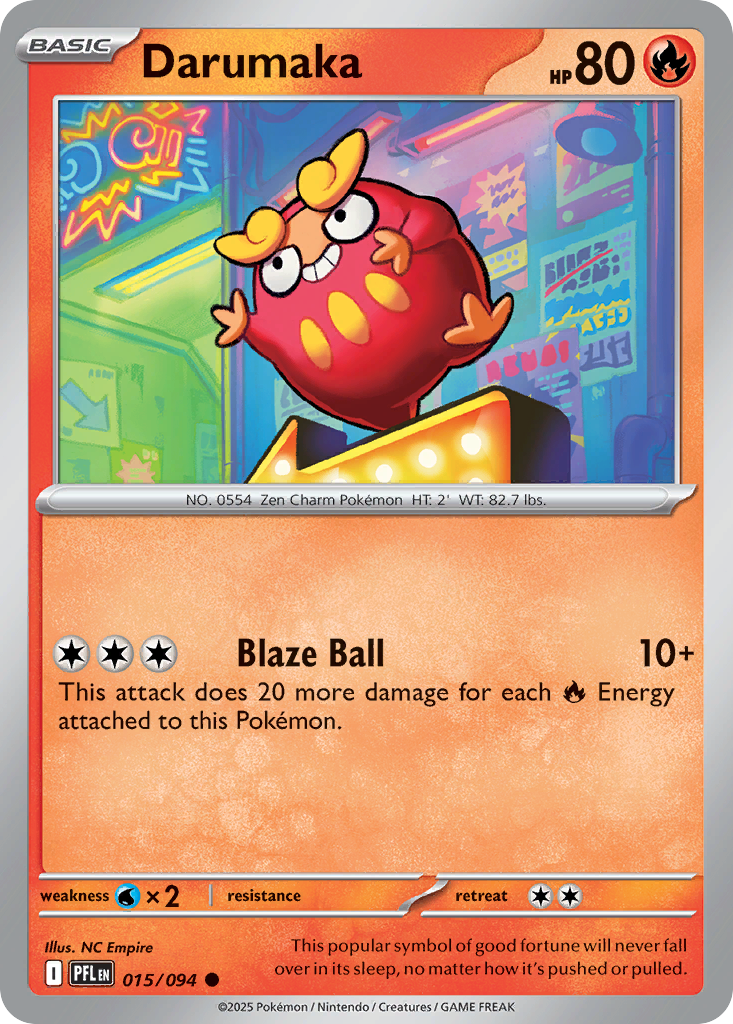 Darumaka 015/094 Phantasmal Flames card