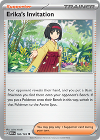 160/165 Erika's Invitation - Scarlet & Violet 151