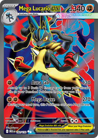 160/132 Mega Lucario ex - Mega Evolution