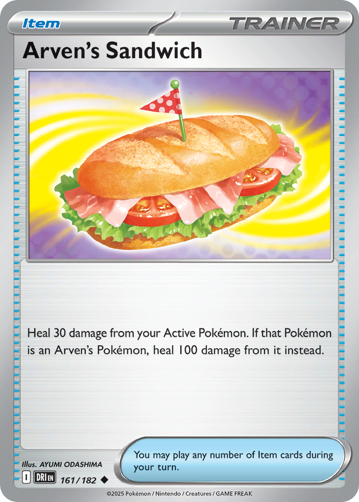 Arven's Sandwich 161/182 Destined Rivals card