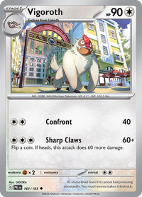 161/193 Vigoroth - Paldea Evolved