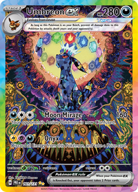 161/131 Umbreon ex - Prismatic Evolutions