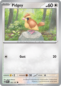 162/197 Pidgey - Obsidian Flames