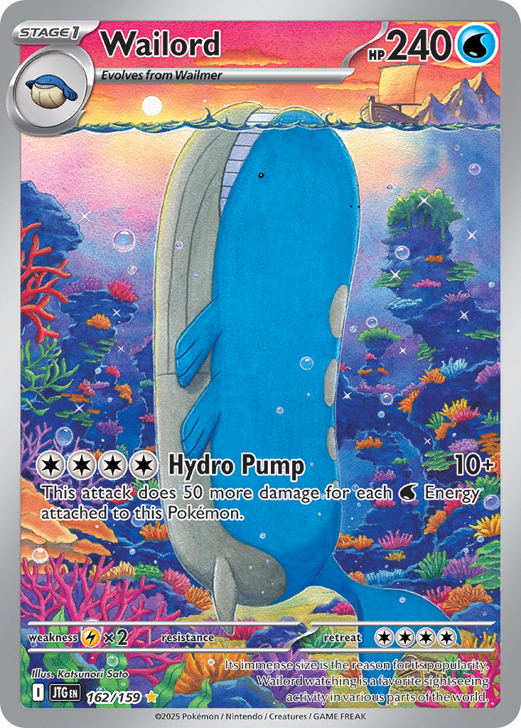 Wailord 162/159 Journey Together card