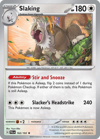 162/193 Slaking - Paldea Evolved