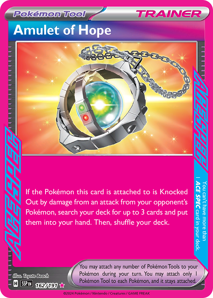 Amulet of Hope 162/191 Surging Sparks card