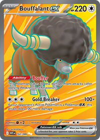 162/086 Bouffalant ex - White Flare