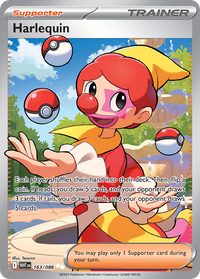 163/086 Harlequin - White Flare