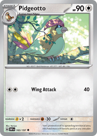 163/197 Pidgeotto - Obsidian Flames