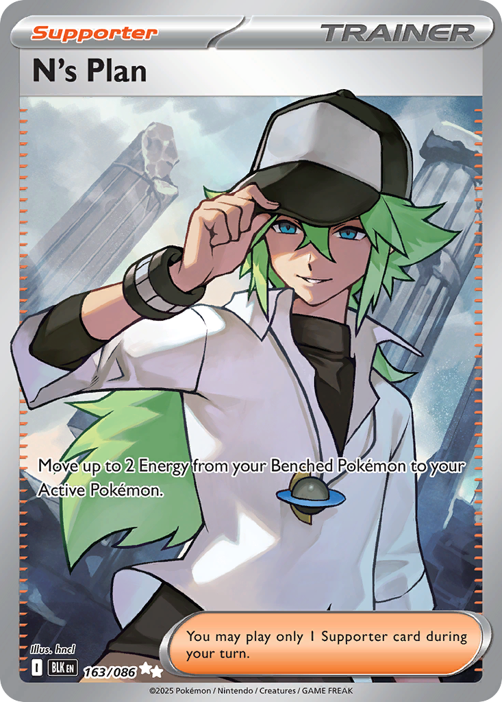 N's Plan 163/086 Black Bolt card