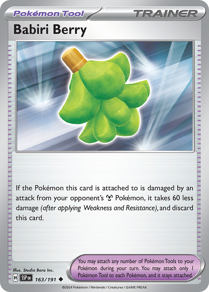 Babiri Berry 163/191 Surging Sparks card